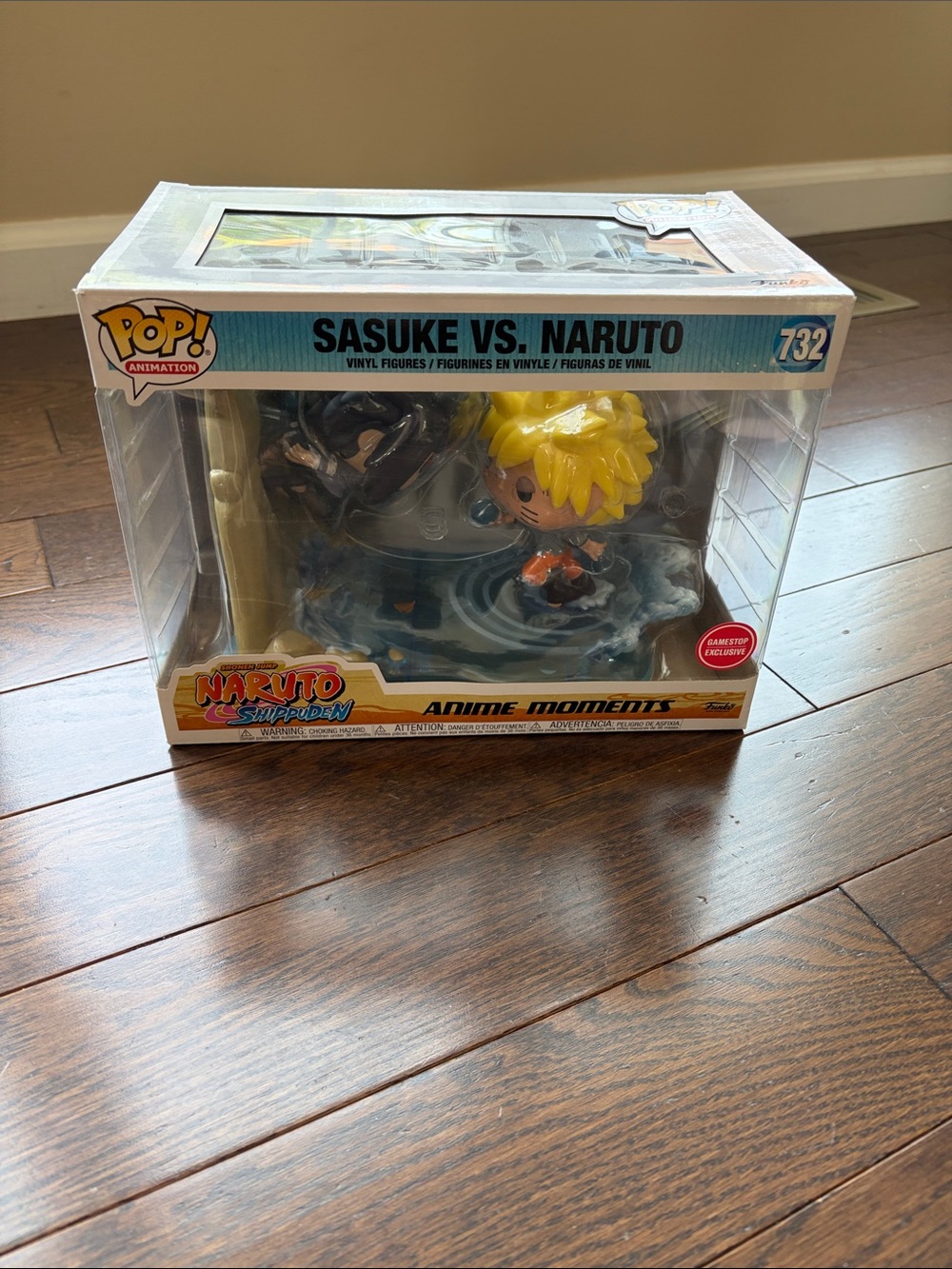 Funko Naruto Shippuden Anime Moments Sasuke vs. Naruto Yellow & Black